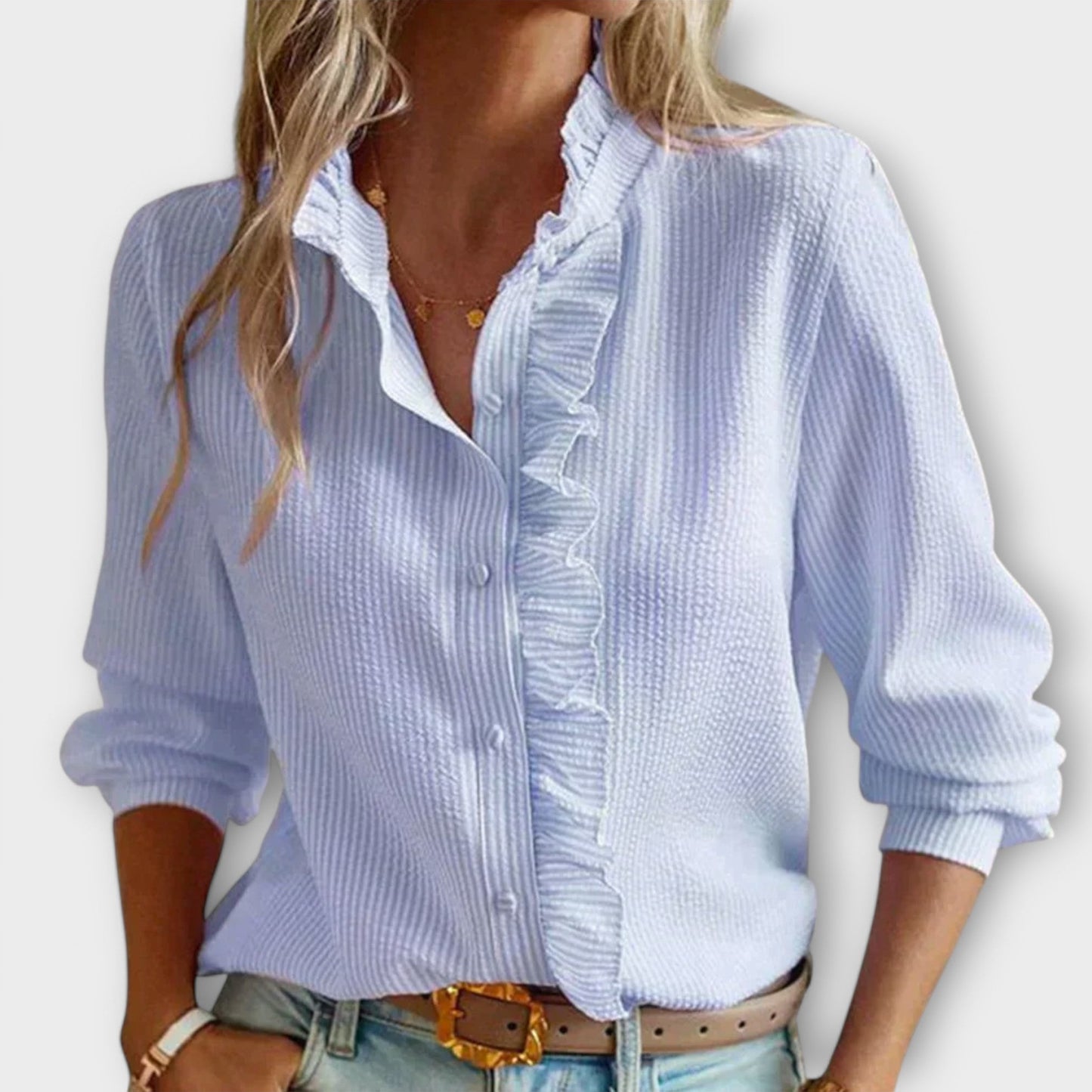 Blusa Elegante Manica Lunga