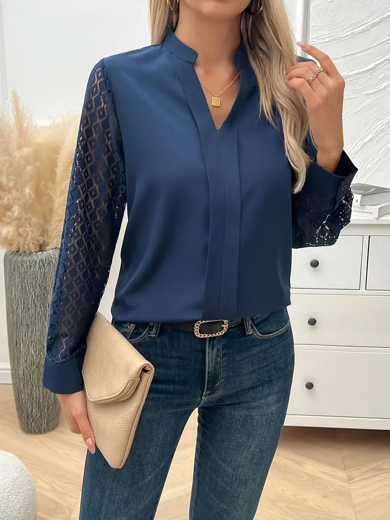 Blusa Pizzo Anti-Piega