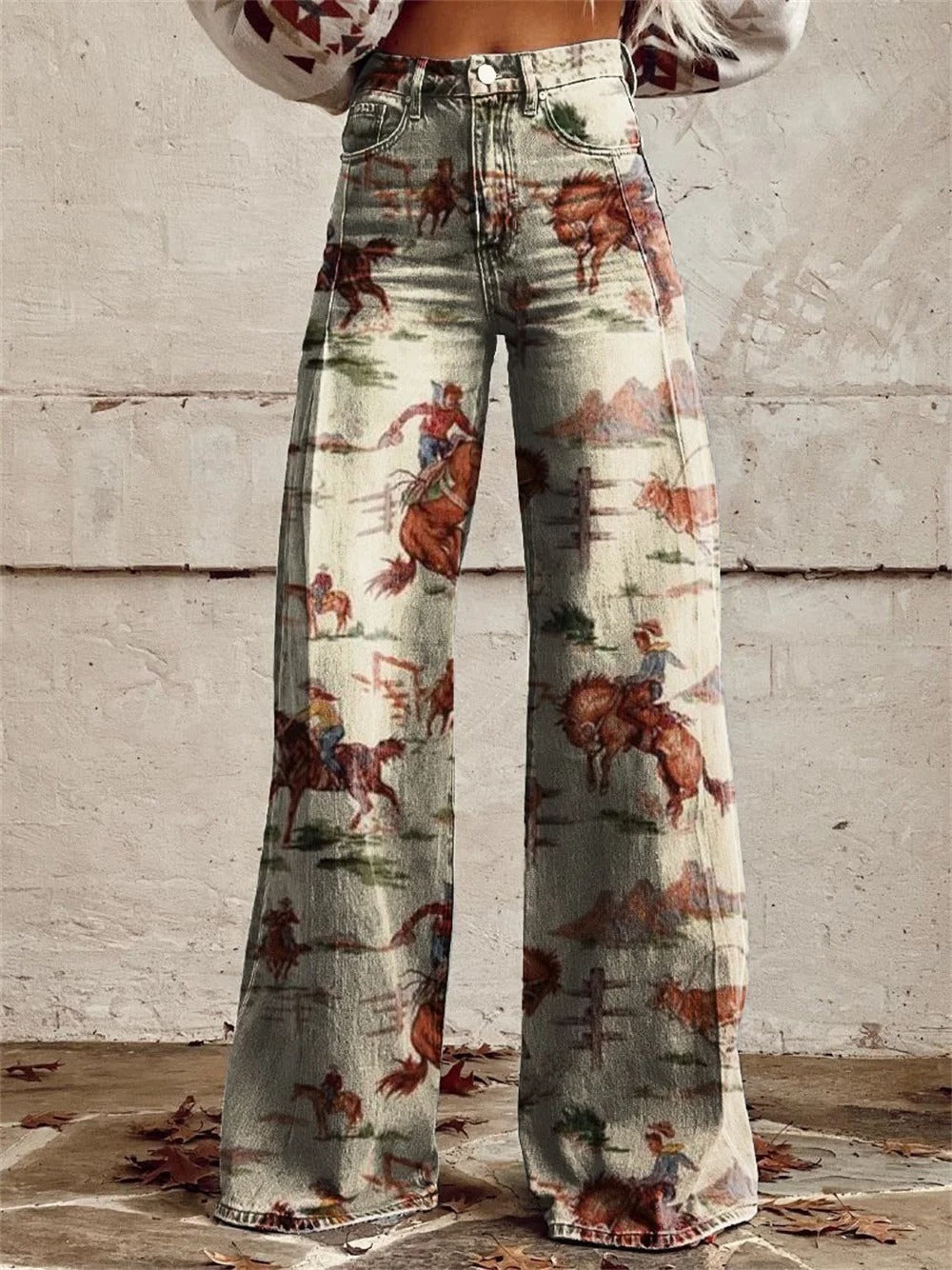 Pantaloni Palazzo Vintage Eleganti