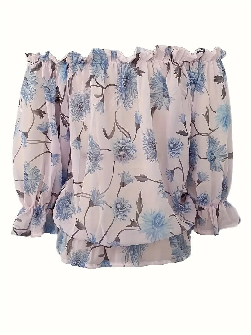 Maglione Floreale Leggero-Caldo