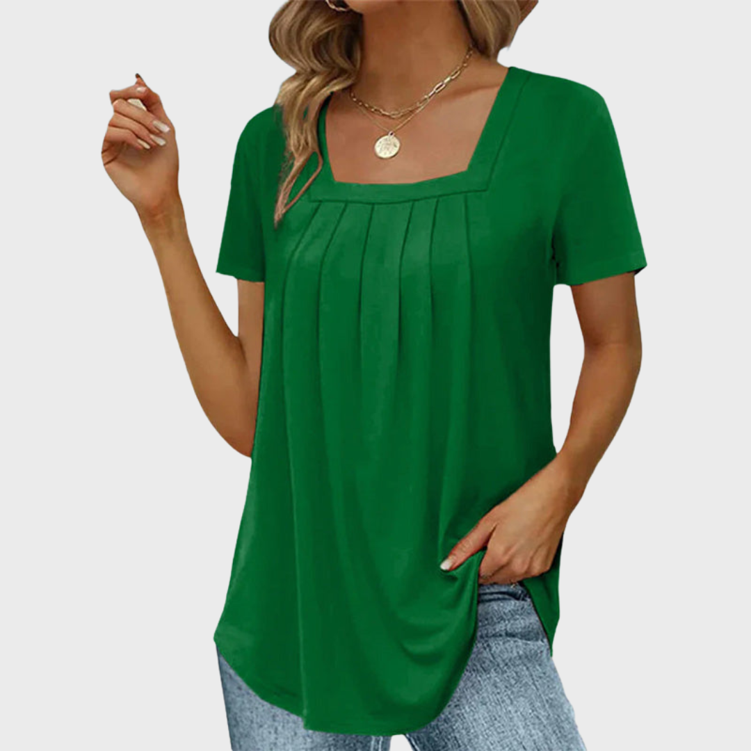 Breezy-Elegance Summer Blouse