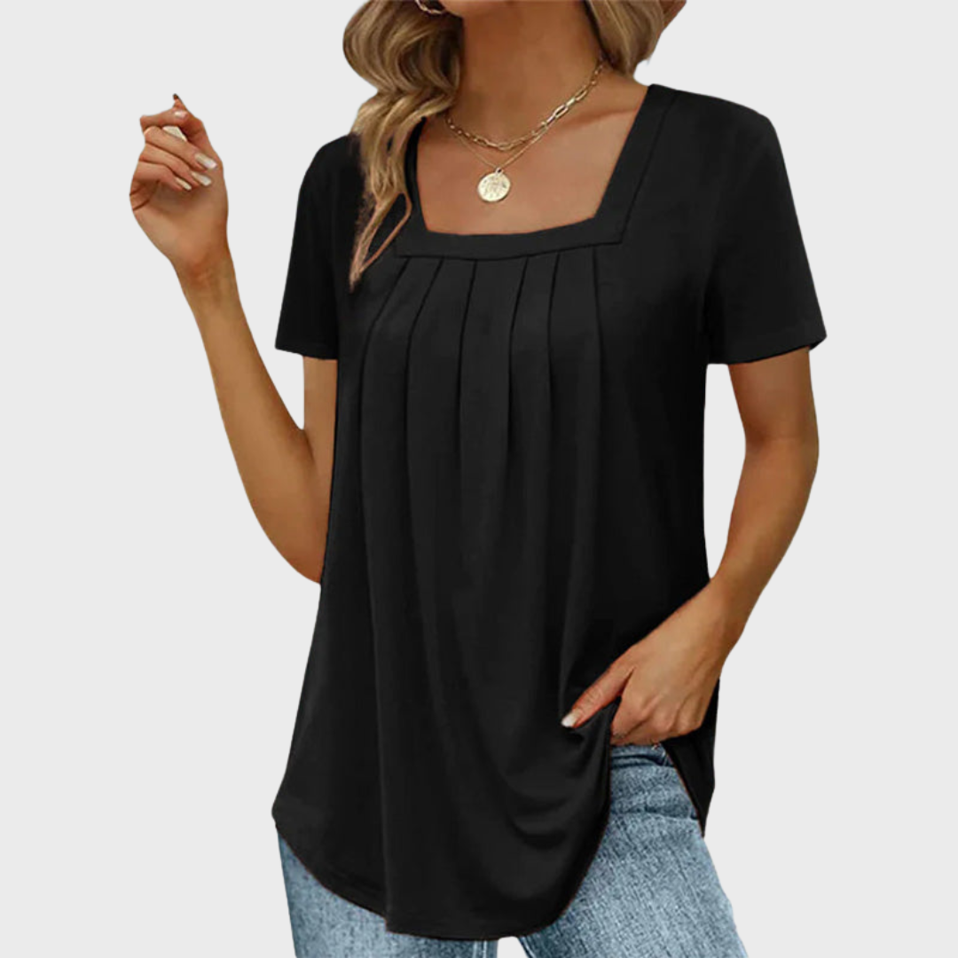 Breezy-Elegance Summer Blouse