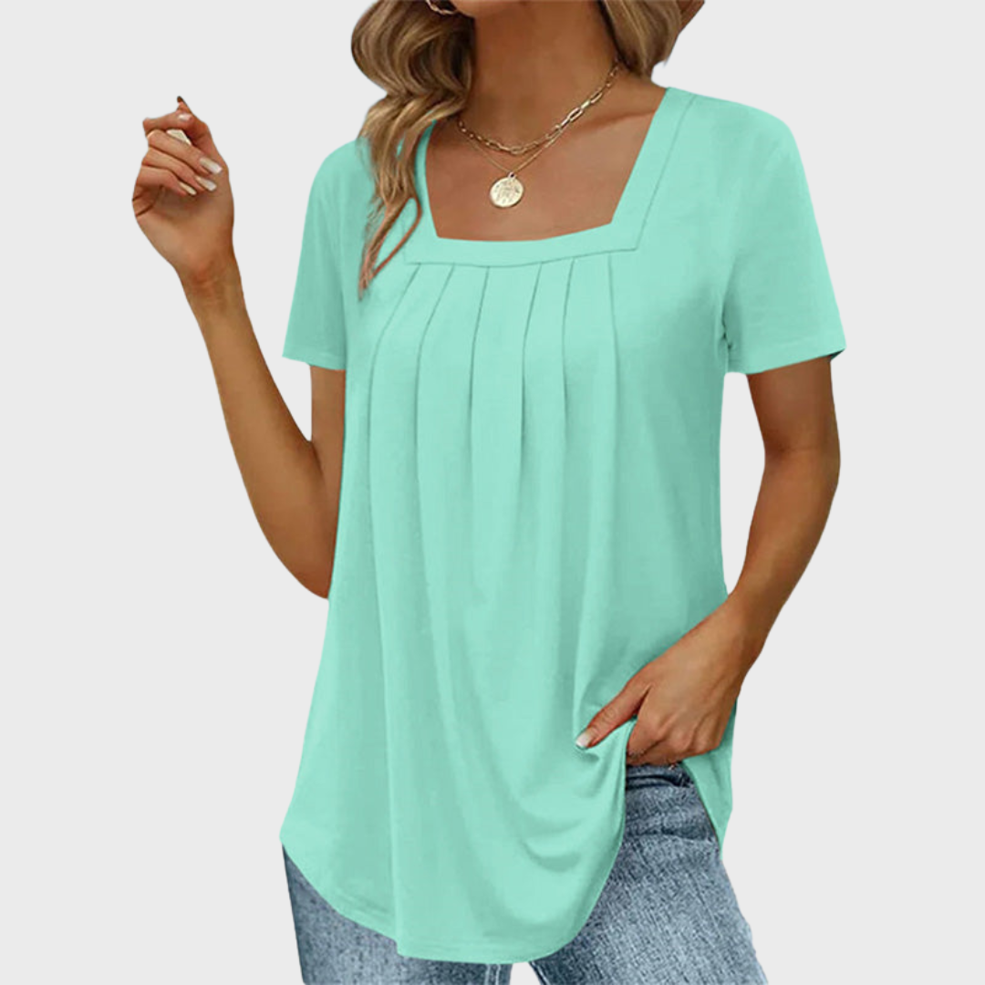 Breezy-Elegance Summer Blouse
