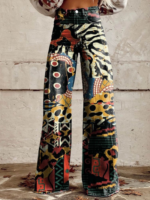 Pantaloni Ampi Color-Sofisticati