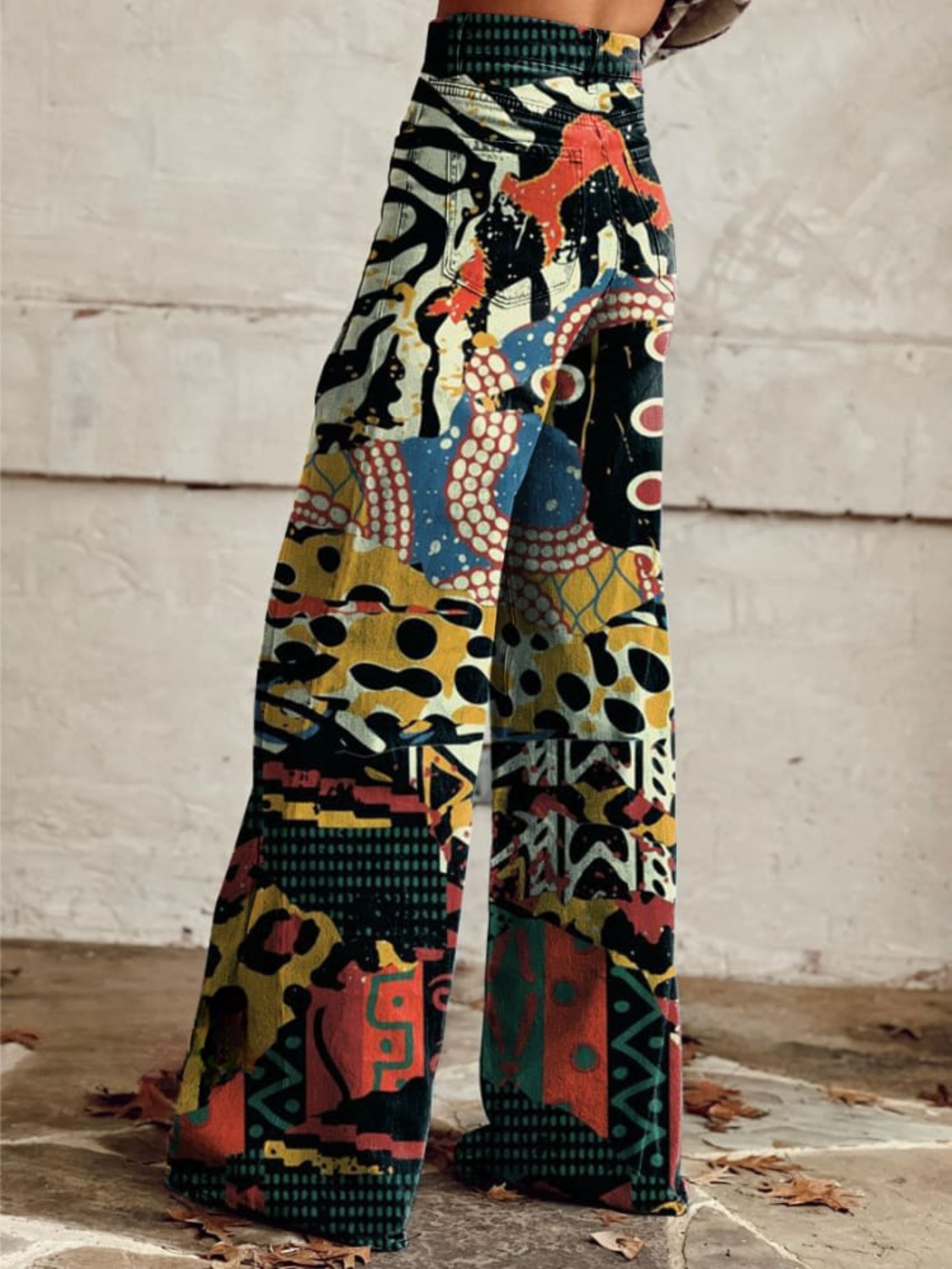 Pantaloni Ampi Color-Sofisticati