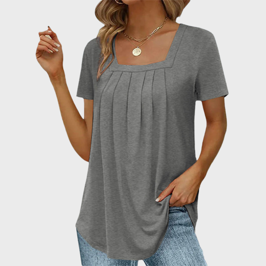 Breezy-Elegance Summer Blouse