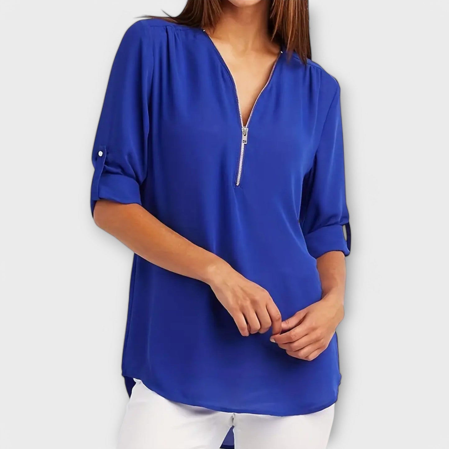 Eleganza Casual Blusa V-Neck