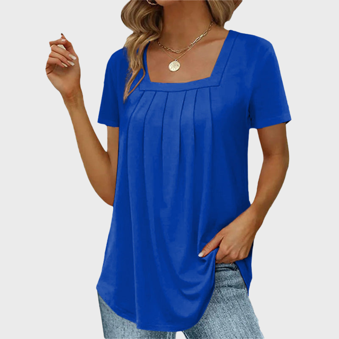 Breezy-Elegance Summer Blouse