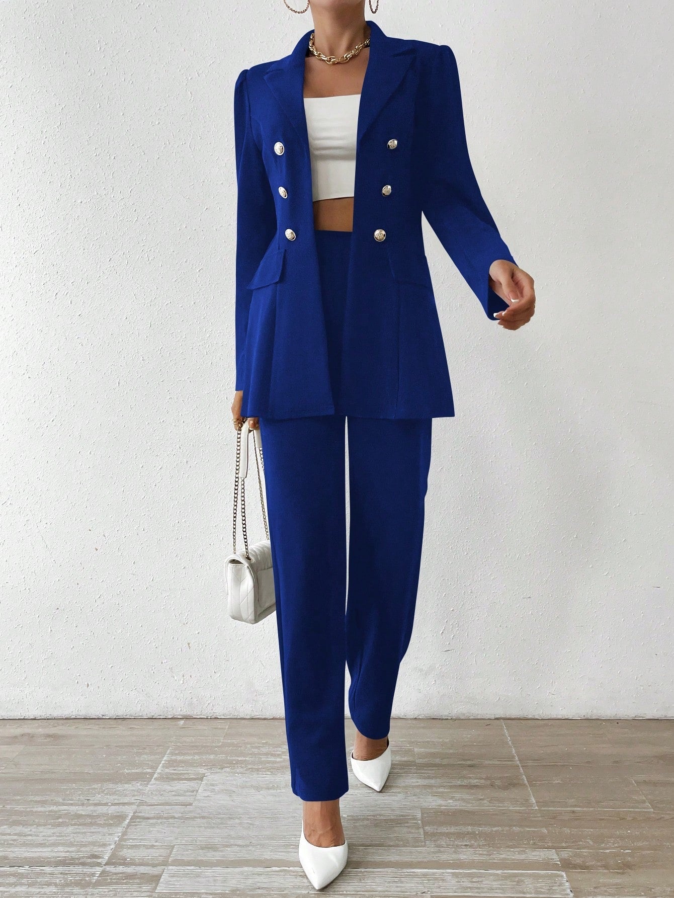 Elegante Completo Manica Lunga
