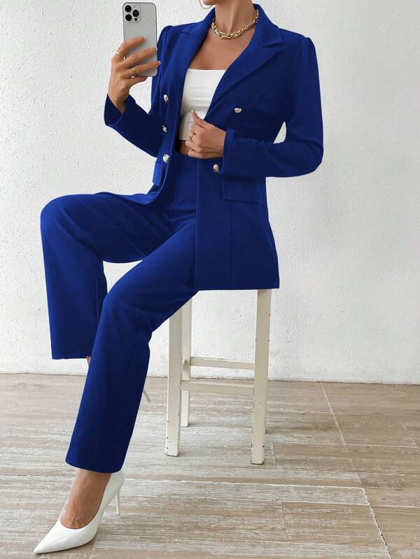 Elegante Completo Manica Lunga