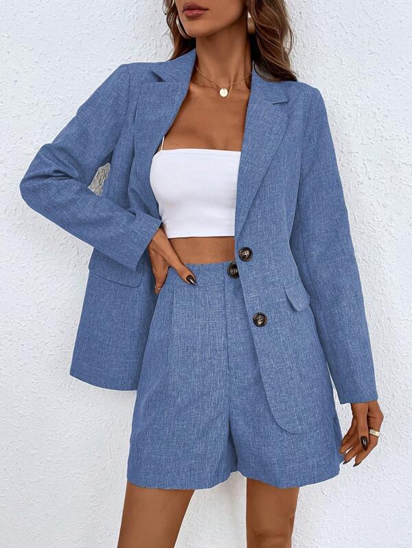 Eleganza-Toscana Blazer-Shorts Suit
