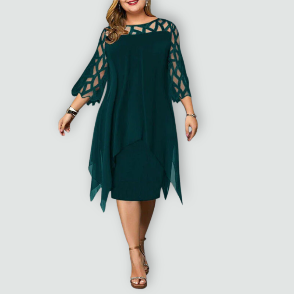 Eleganza Delicata: Vestito Midi Perfetto