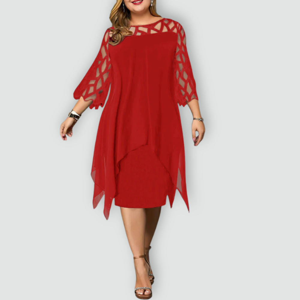 Eleganza Delicata: Vestito Midi Perfetto