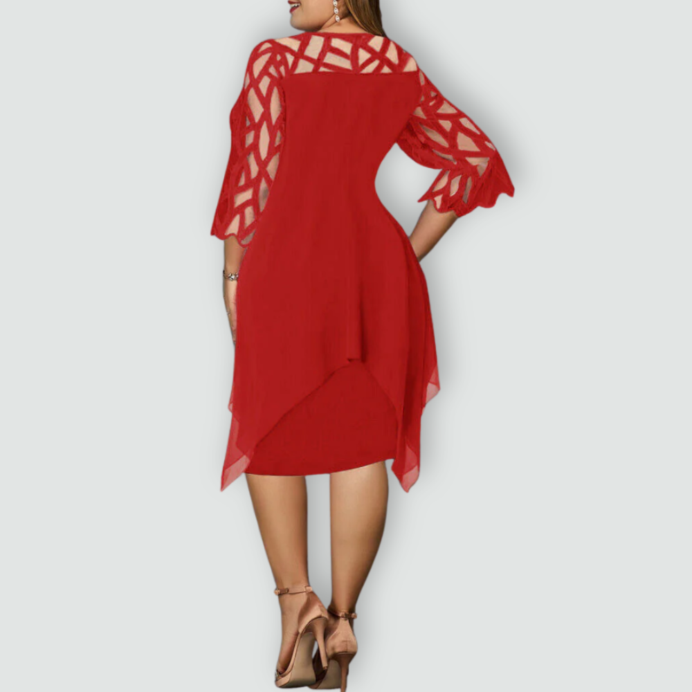Eleganza Delicata: Vestito Midi Perfetto