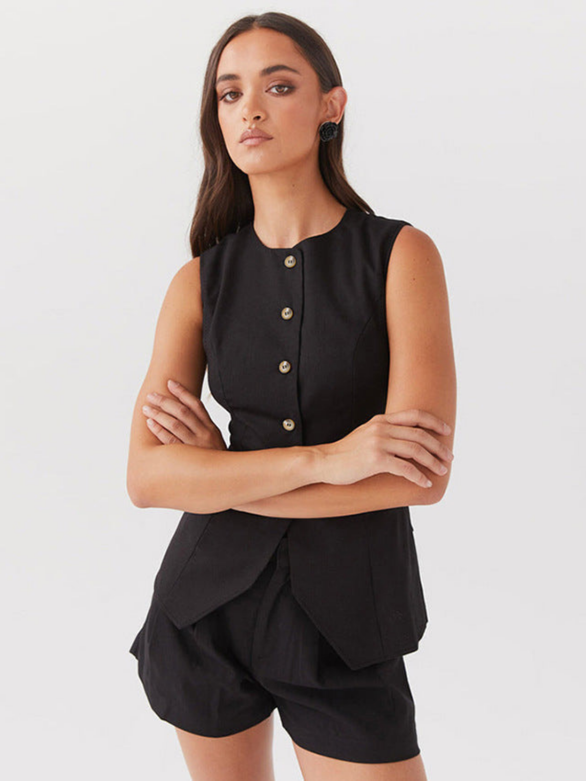 Gilet in lino per look impeccabile