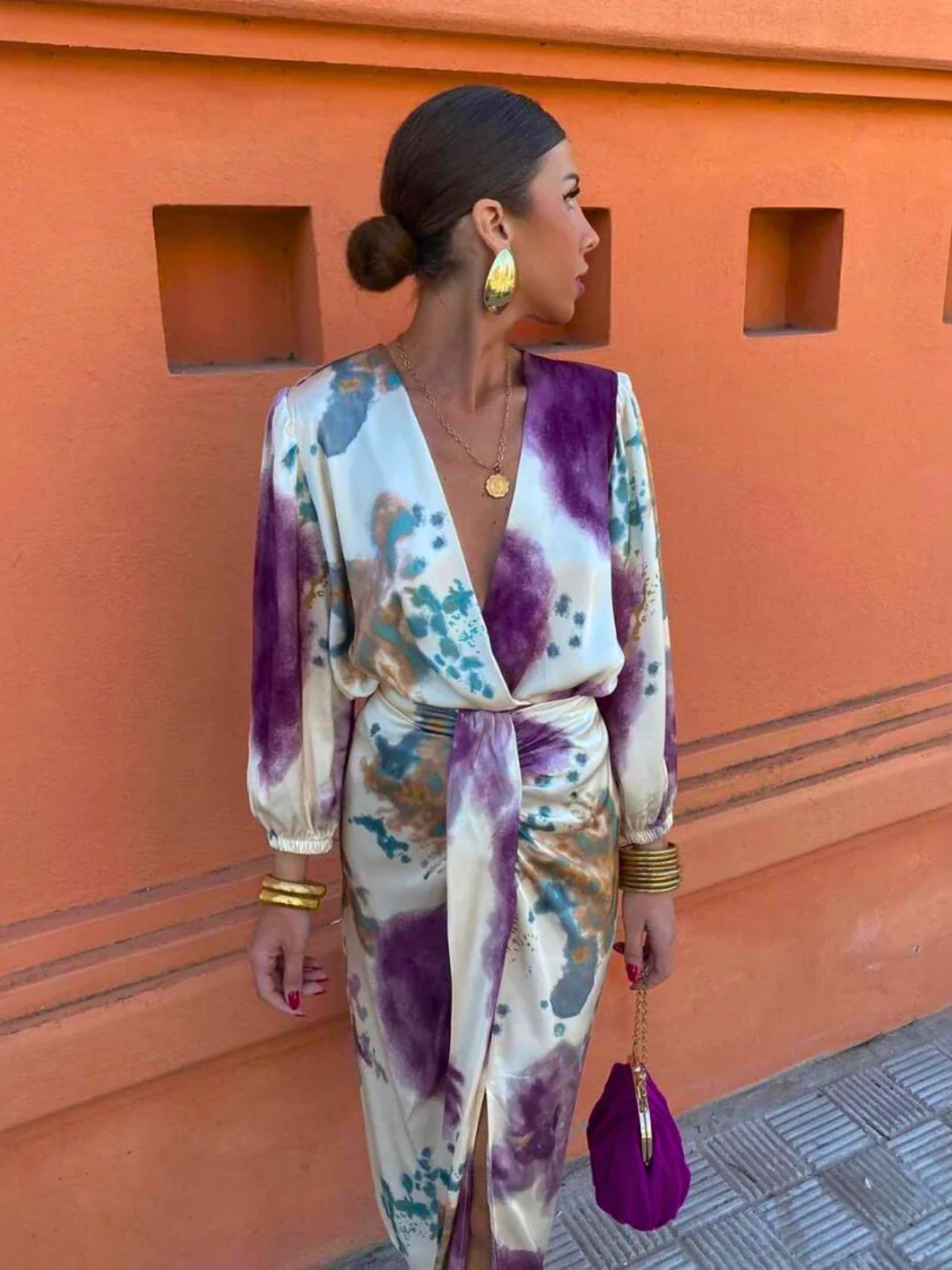Abito Elegante Snellente a Due Pezzi