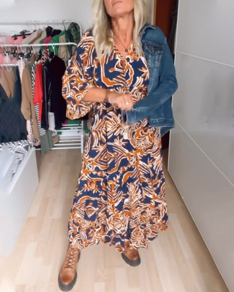 Chic Boho Maxi Dress for Vacations