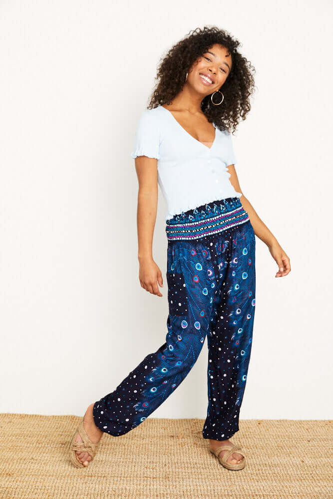 Pantaloni Harem Peso-Piuma