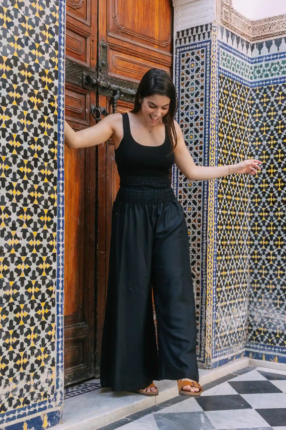 Pantaloni Palazzo Ultra-Leggeri