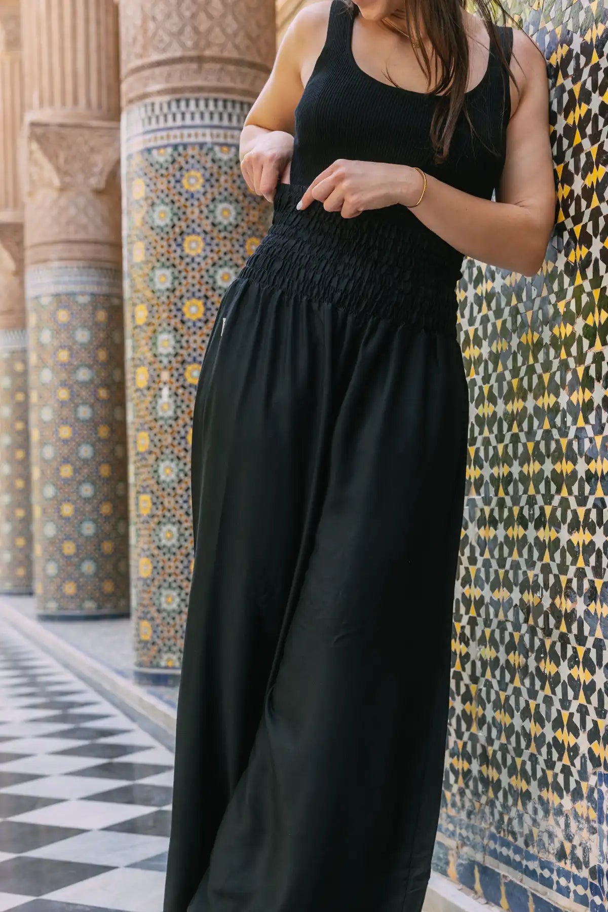 Pantaloni Palazzo Ultra-Leggeri