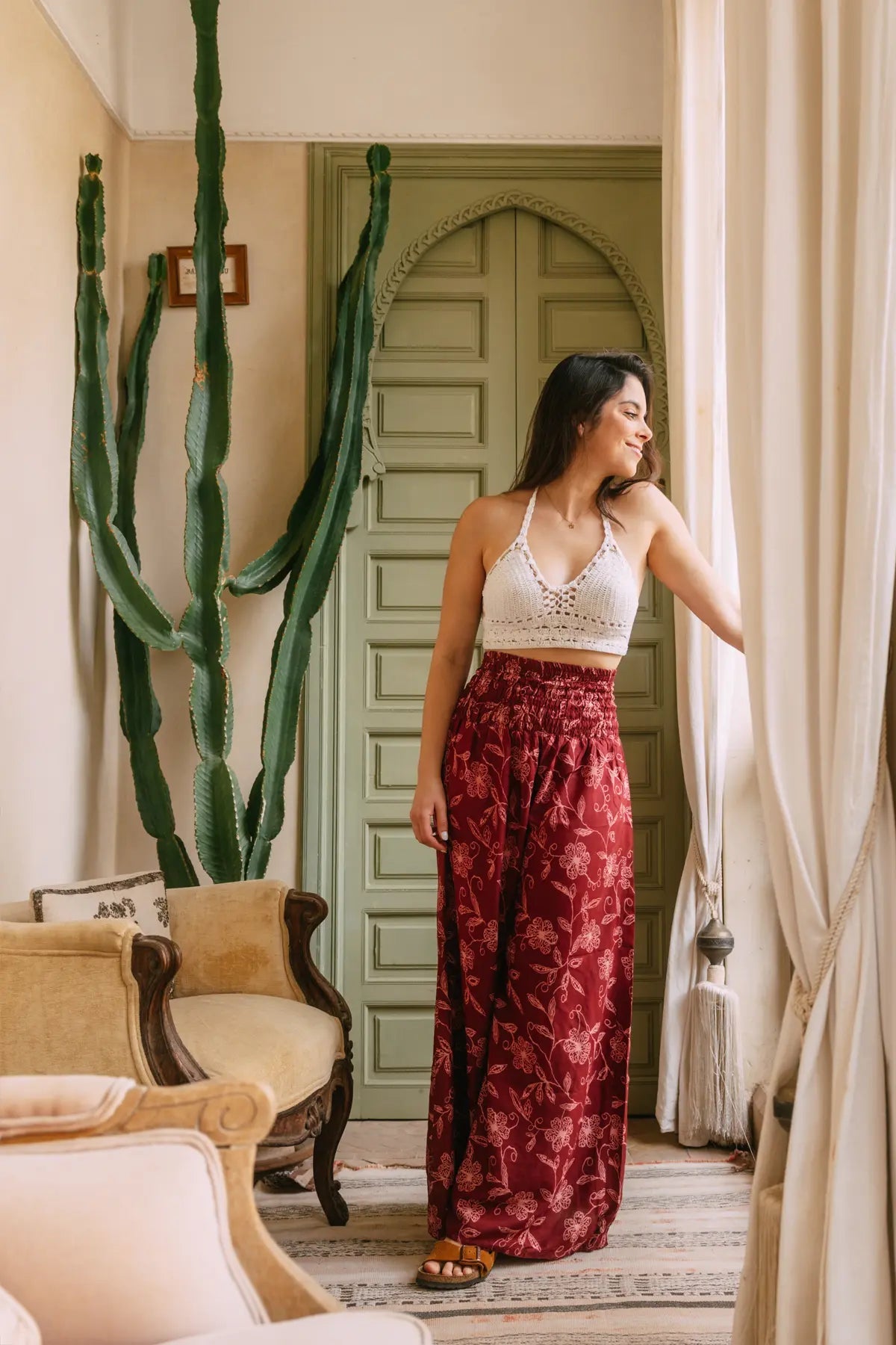 Pantaloni Palazzo Ultra-Leggeri