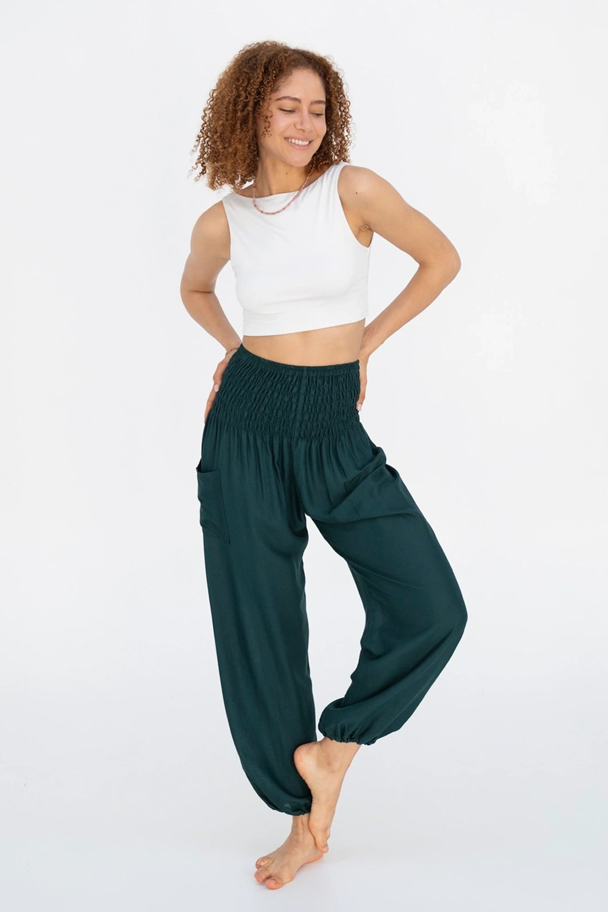 Pantaloni Harem Vita-Elastica