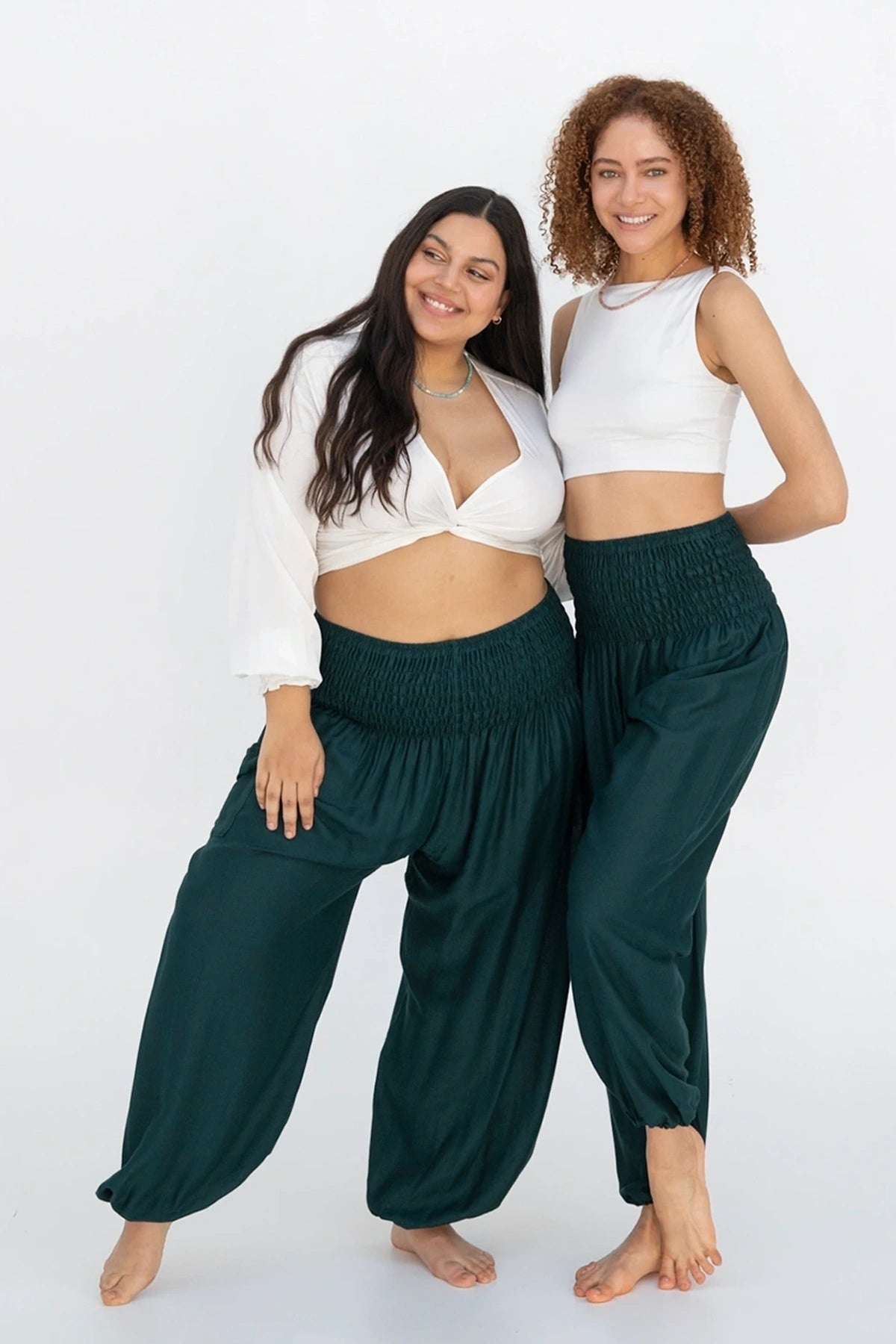 Pantaloni Harem Vita-Elastica