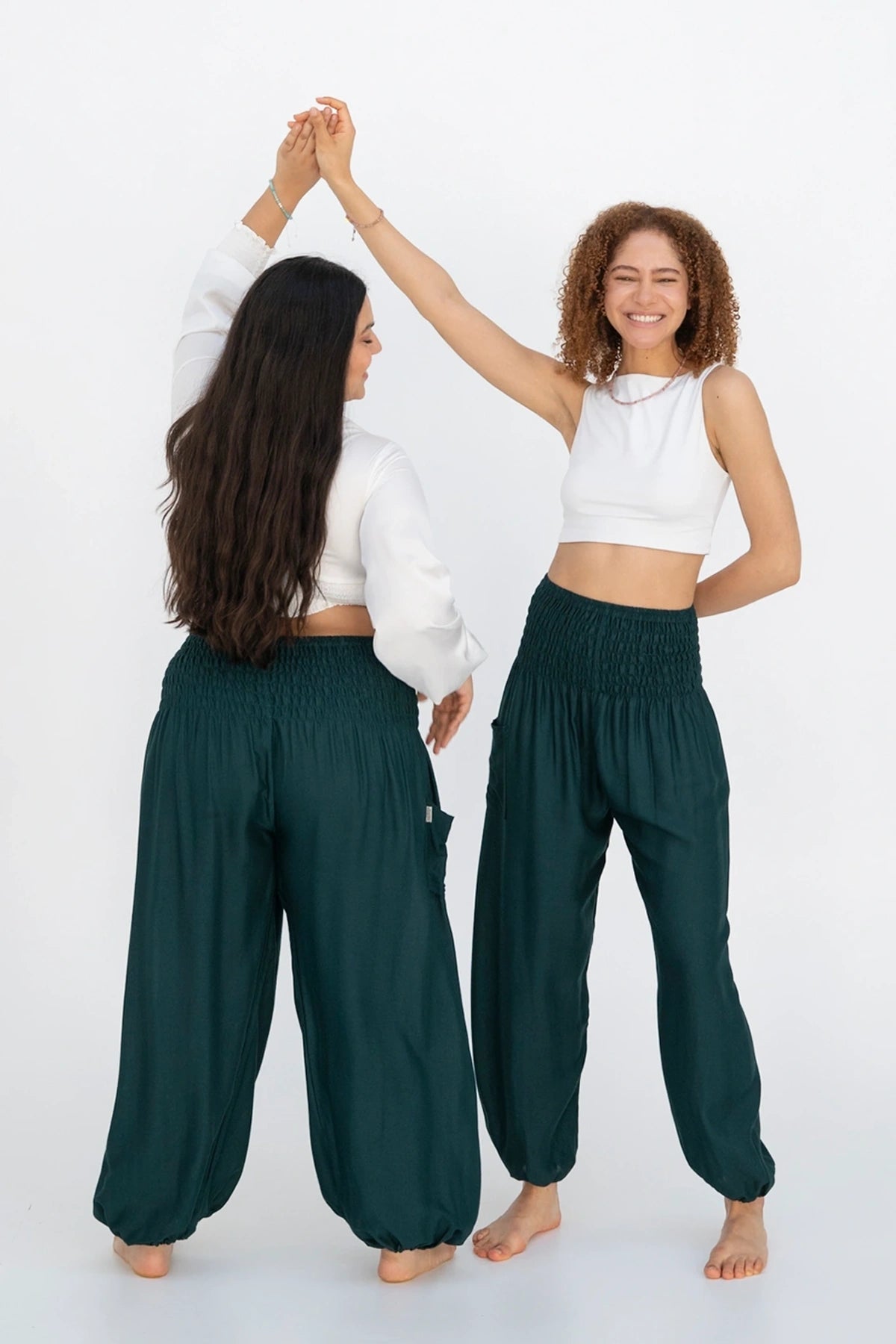 Pantaloni Harem Vita-Elastica