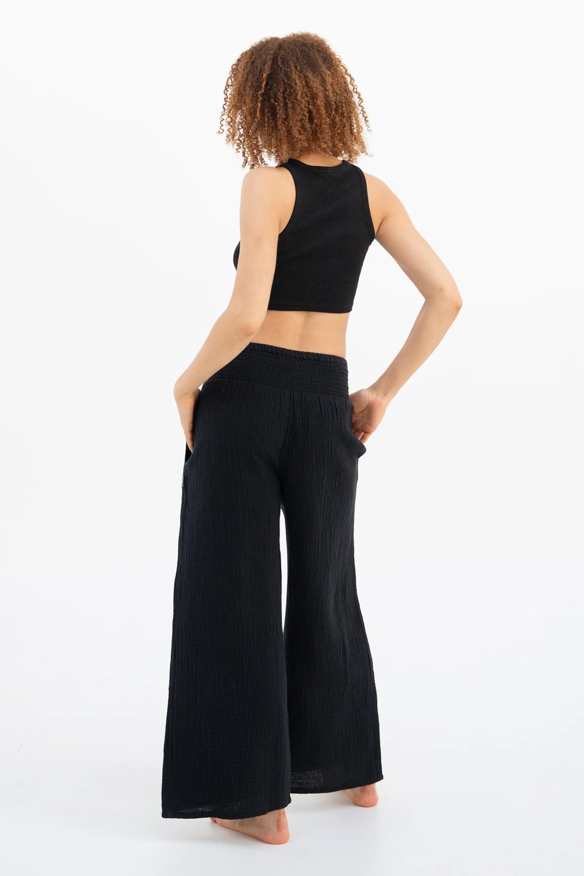 Pantaloni Palazzo Ultra-Leggeri