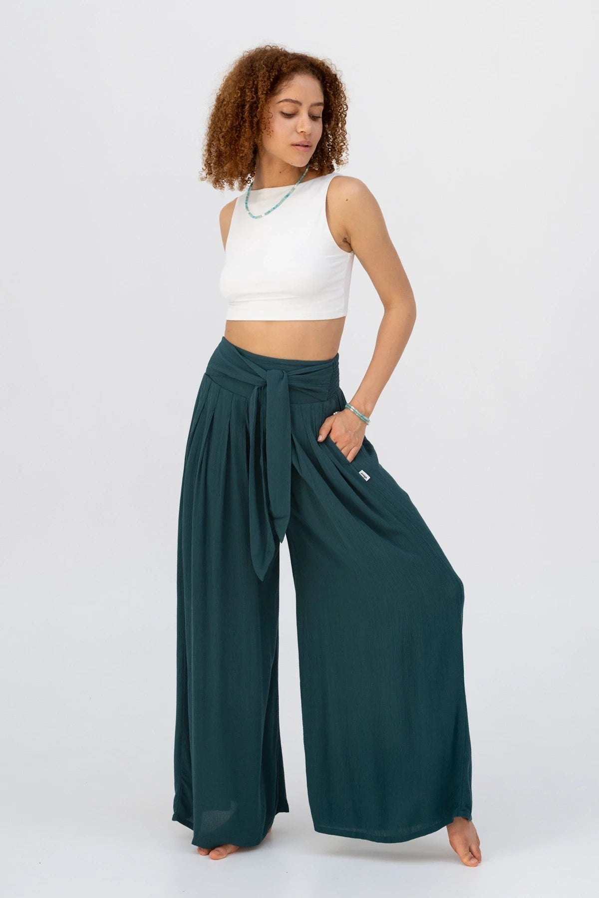 Pantaloni Palazzo Anti-Caldo
