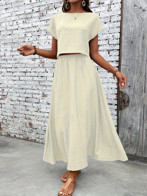 Set Blusa 2-Pezzi Senza-Stiro