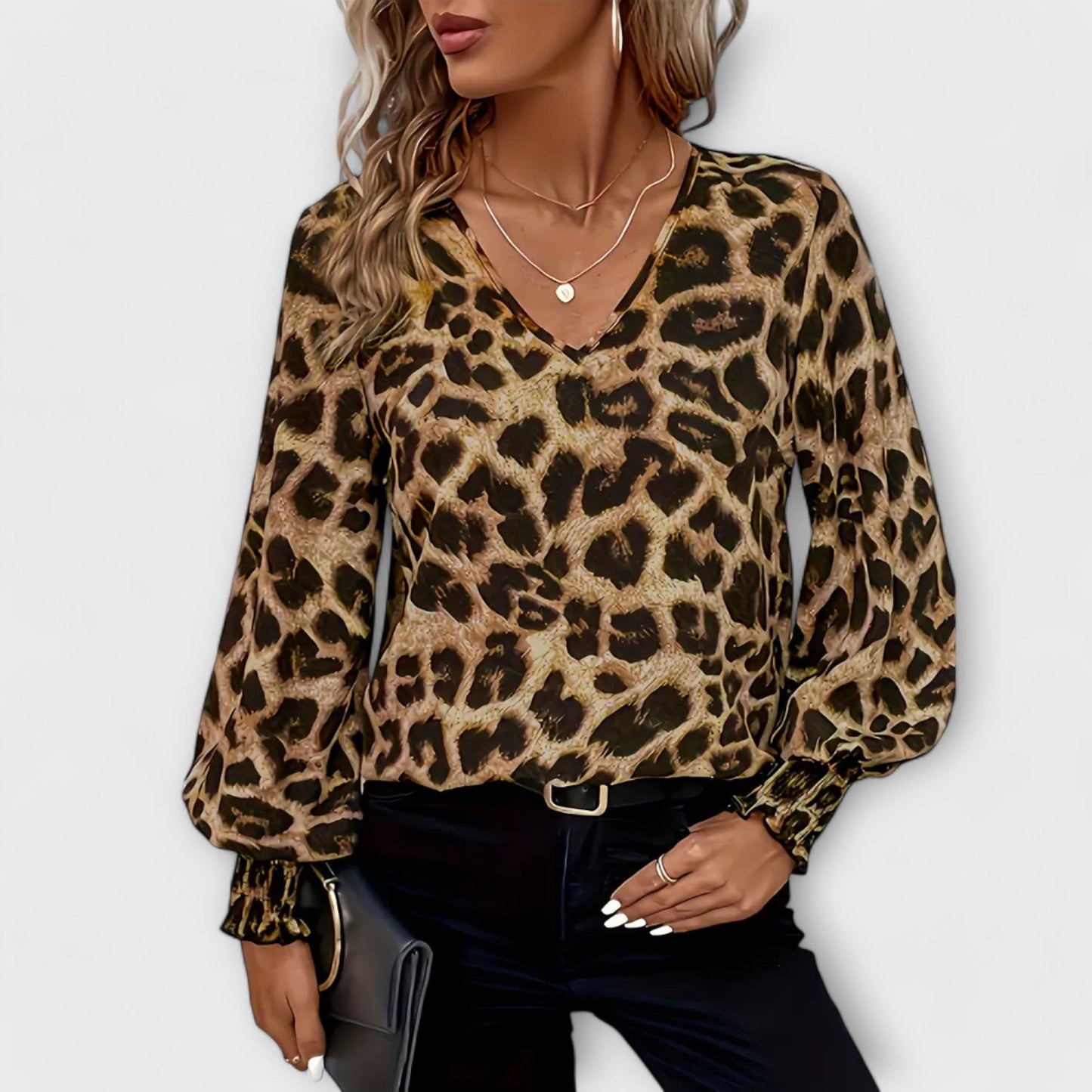 Blusa Leopardo Eleganza
