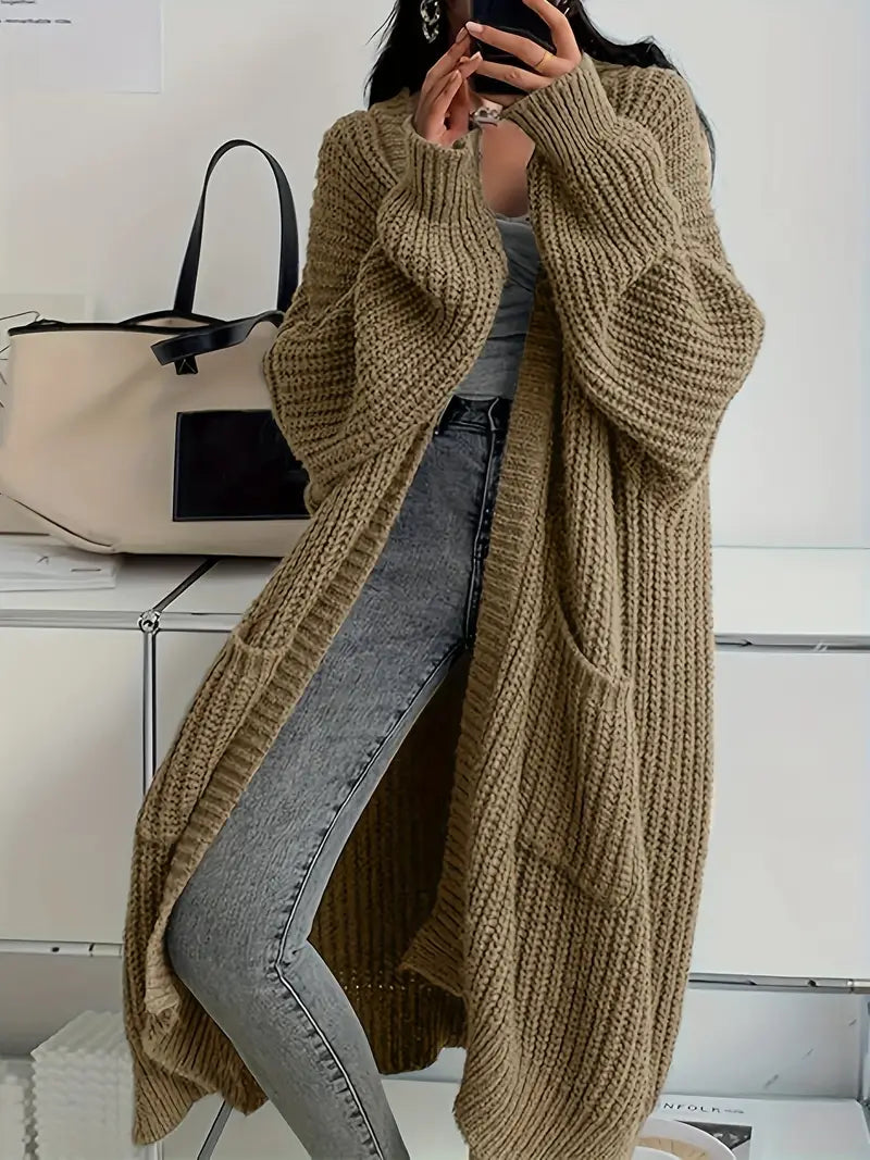 Cardigan Lungo Senza-Stiro