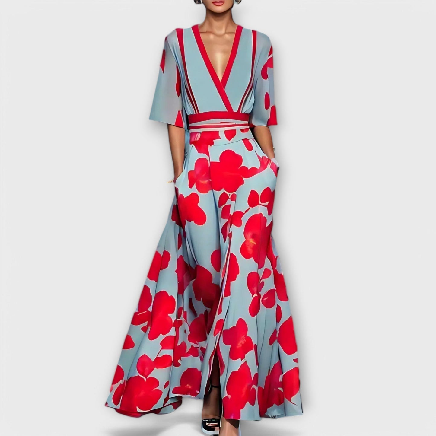 Abito-Elegante Fiorito Elisa