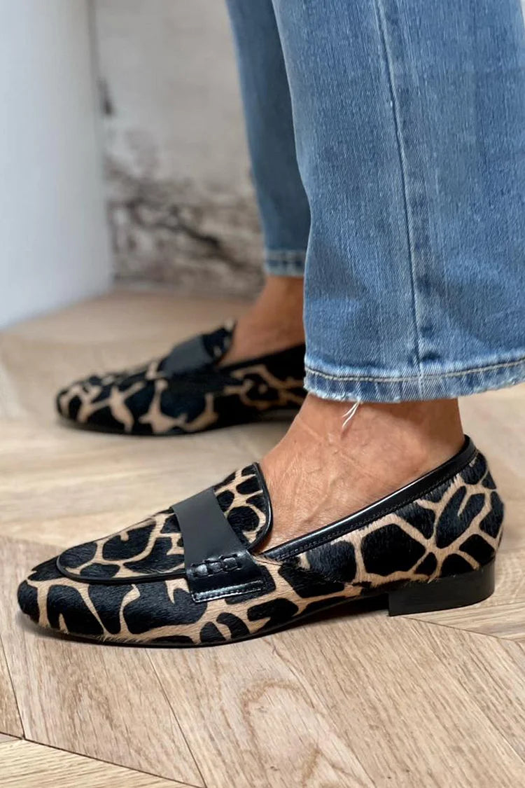Mocassini Animalier Eleganti