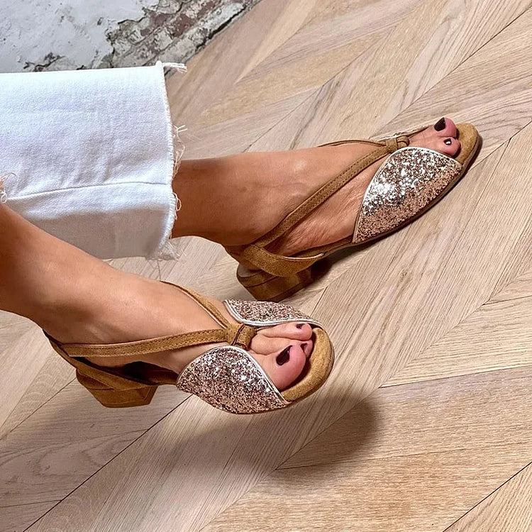 Sandali Glitterati Luce quotidiana