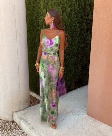 Elegant-Dye Maxi Kleid
