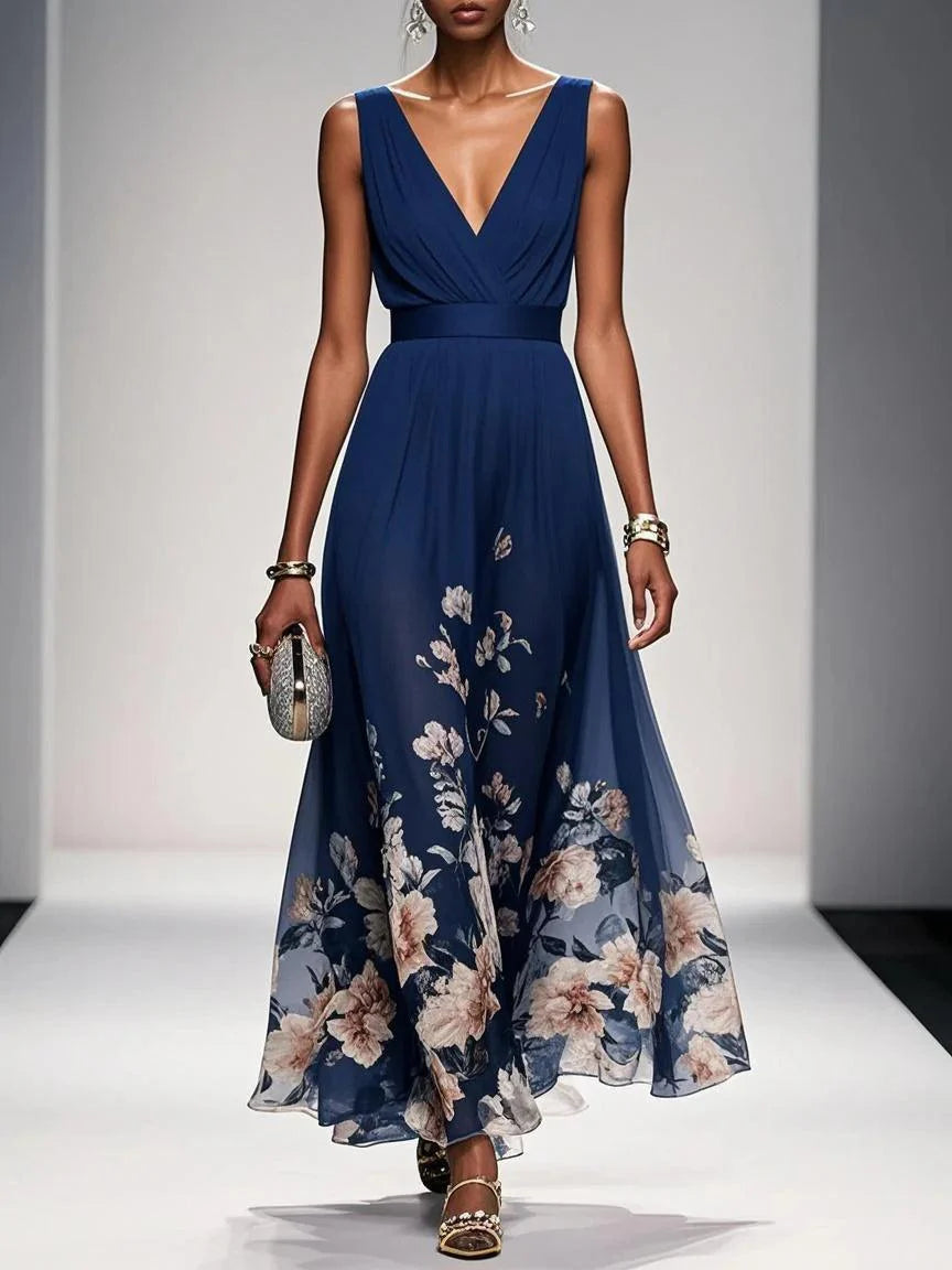 Abito Floreale Leggero Maxi