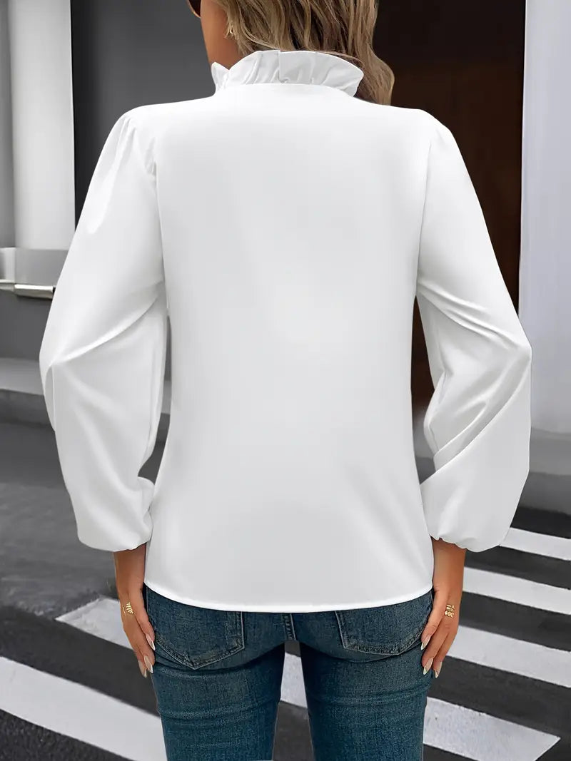 Blusa Scollo V No-Stiro