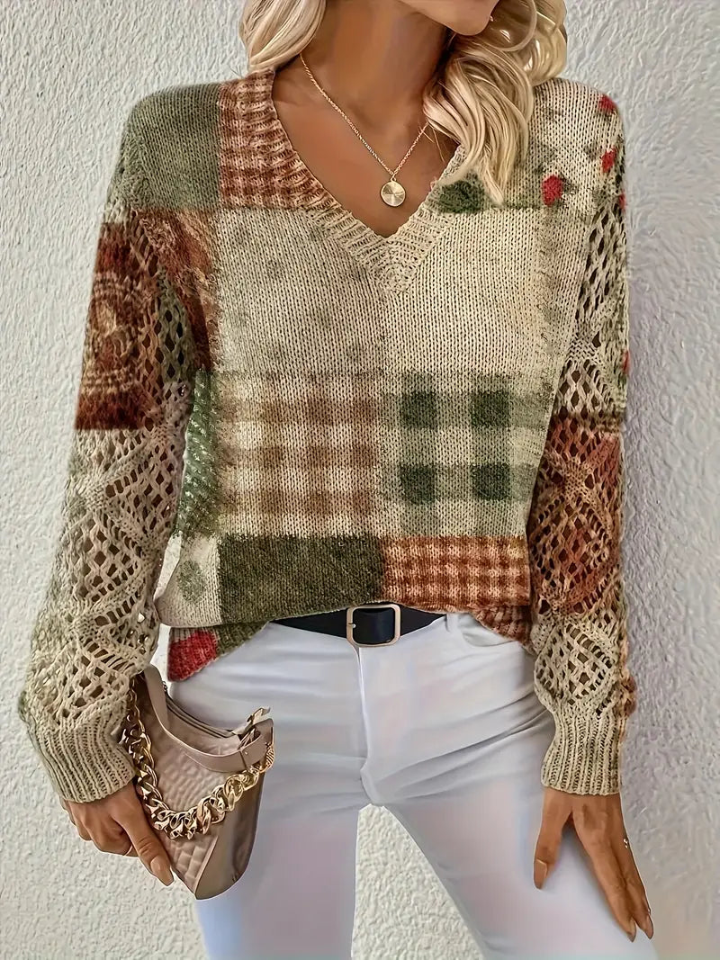 Maglione Floreale Traspirante