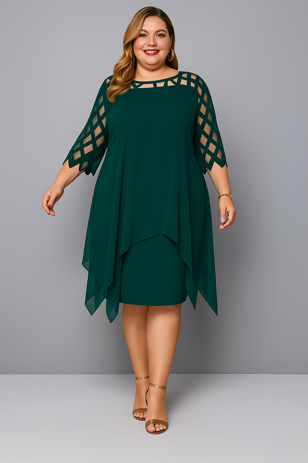Elegante Abito Chiffon