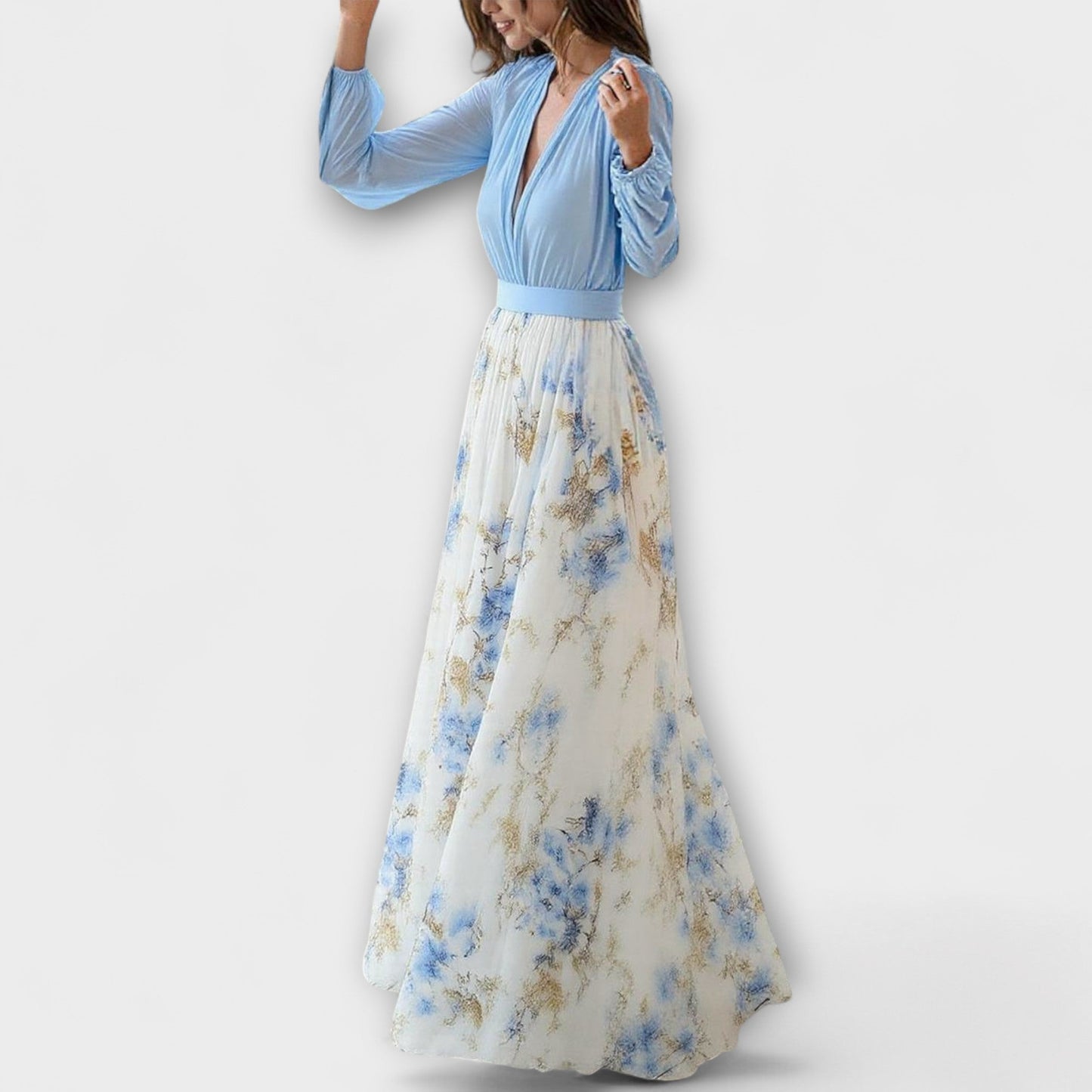Abito Floreale Eleganza Fluida