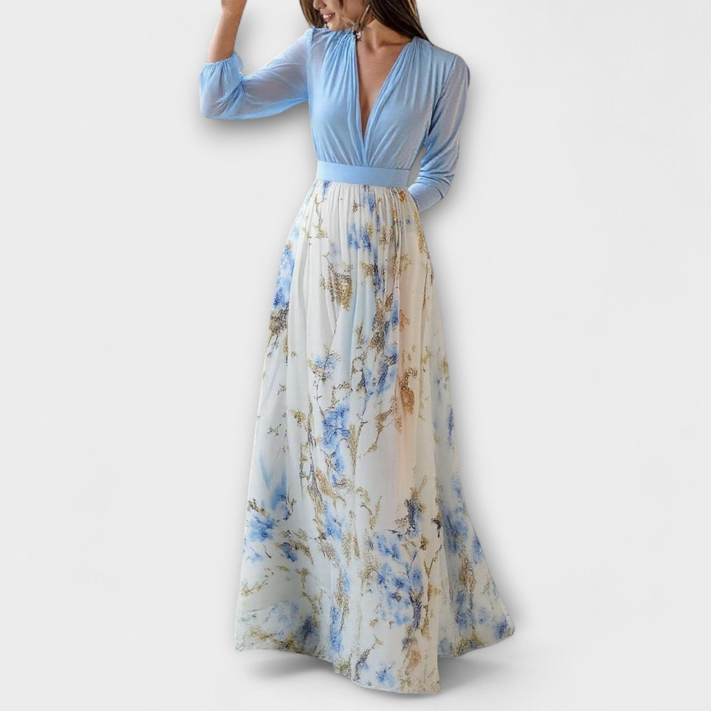 Abito Floreale Eleganza Fluida