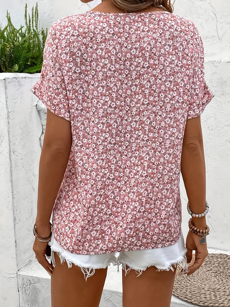 Blusa Fiorata Elegante