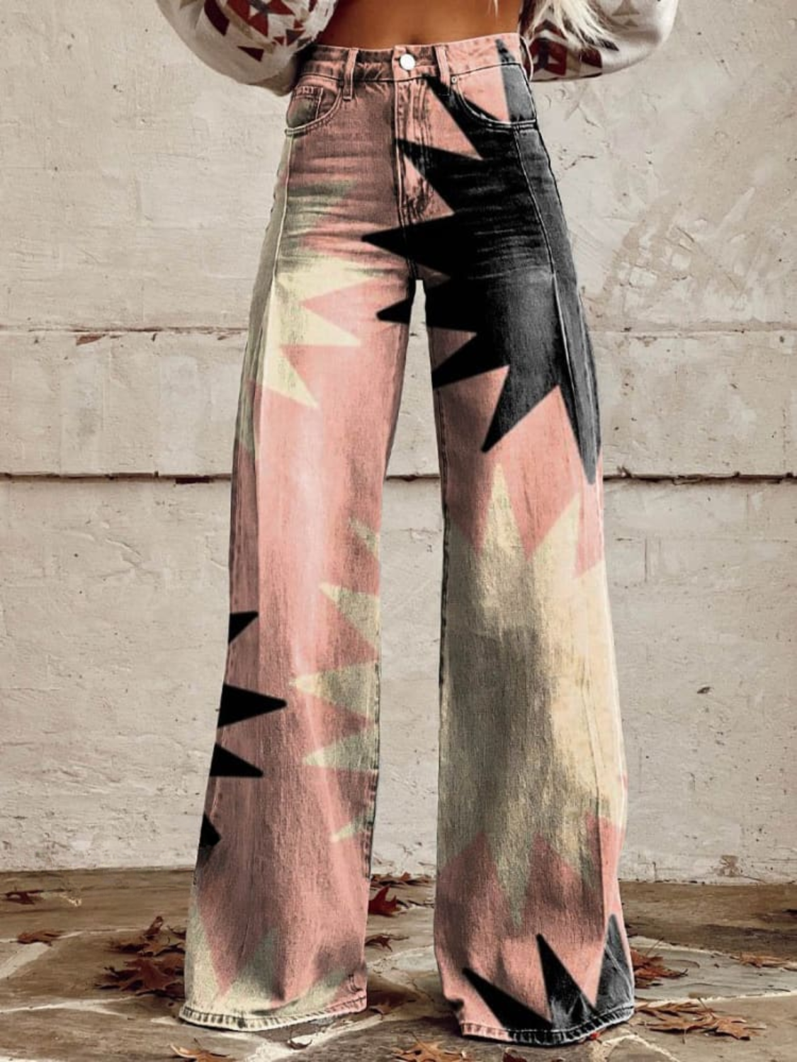 Esplosione Rosa Pantaloni Eleganti