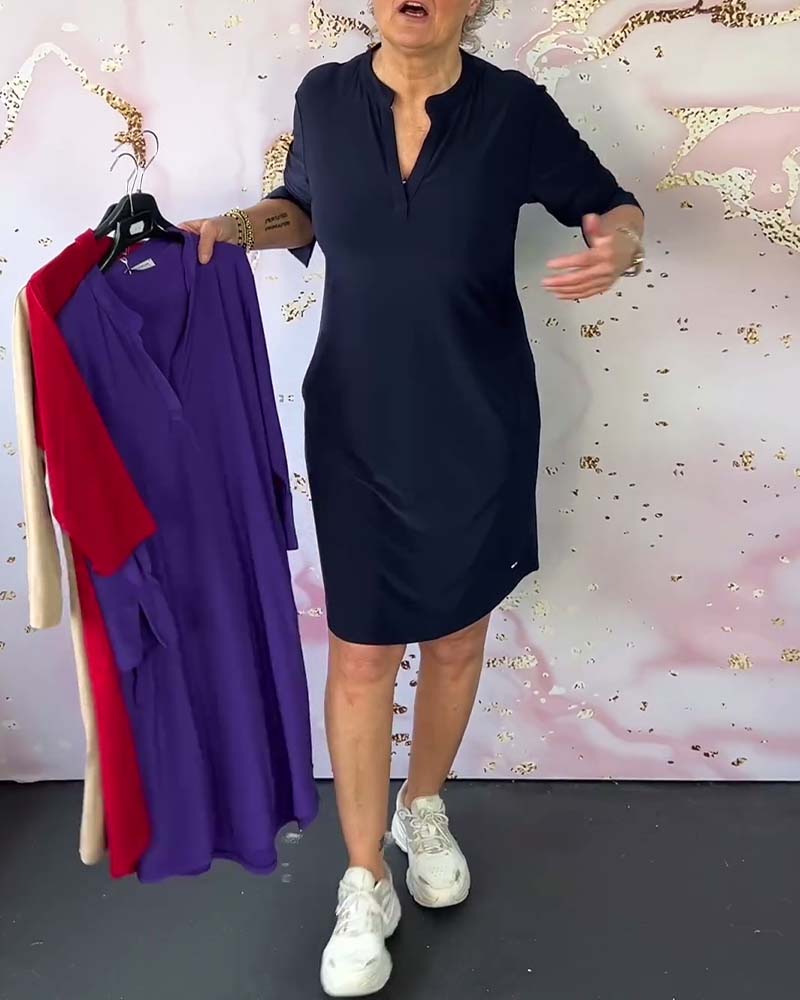 Abito-Eleganza-V-Scollo
