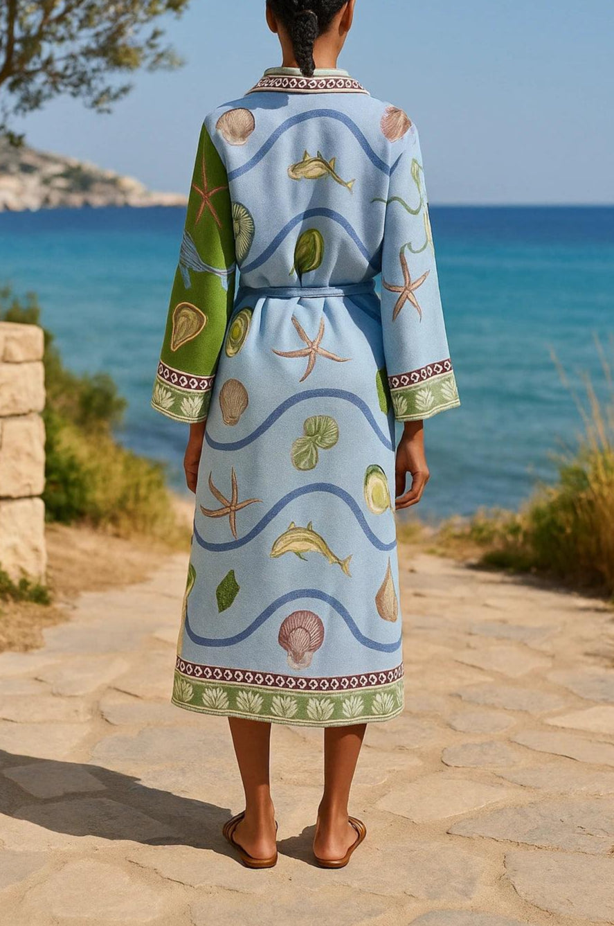 Abito Midi Eleganza Marina