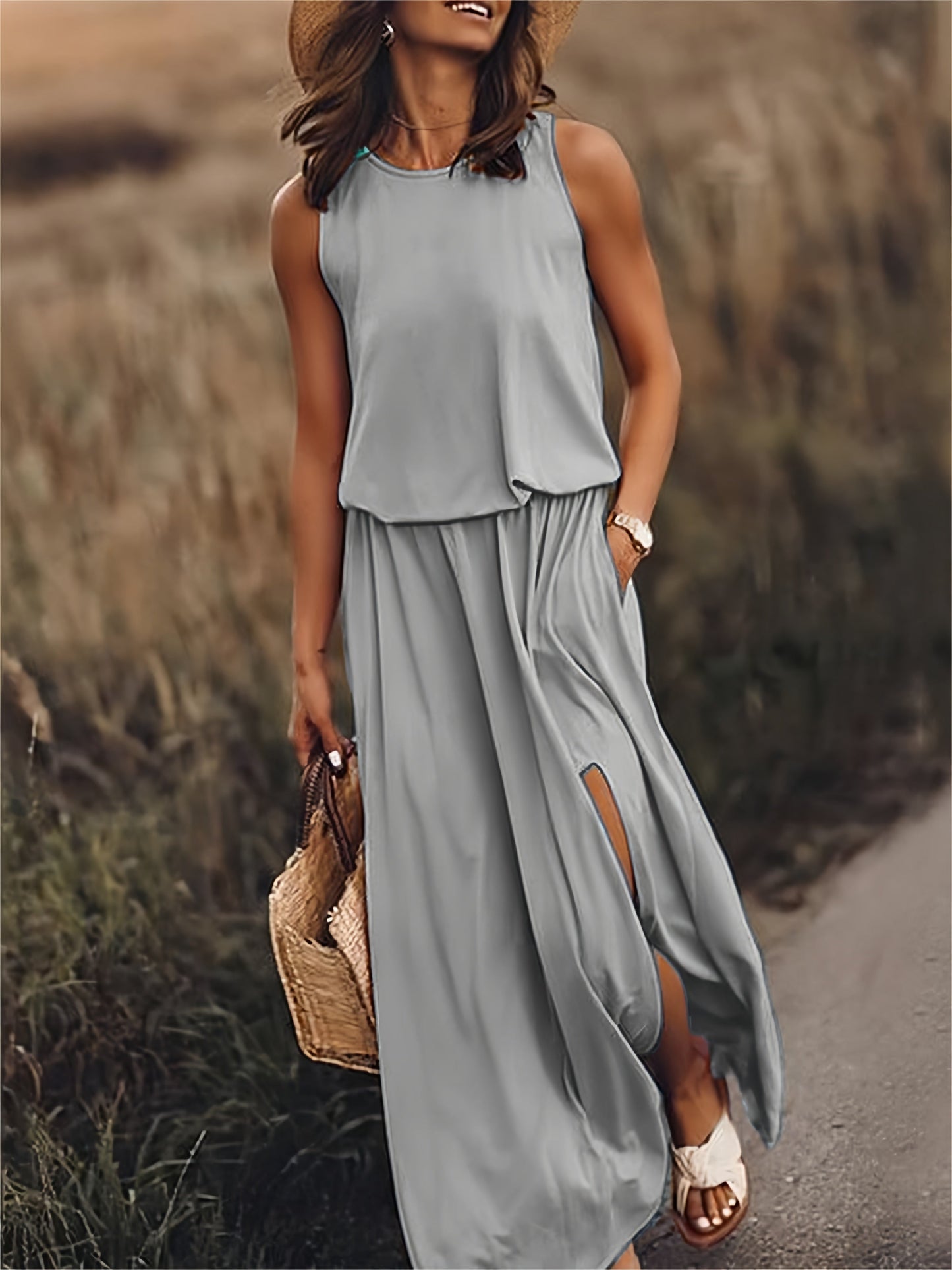 Maxi Modal Boho Abito