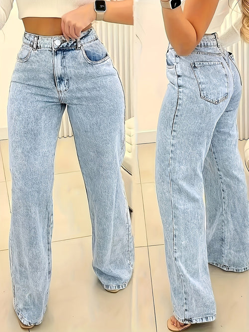 Pantaloni Dritti Comfort-Stretch