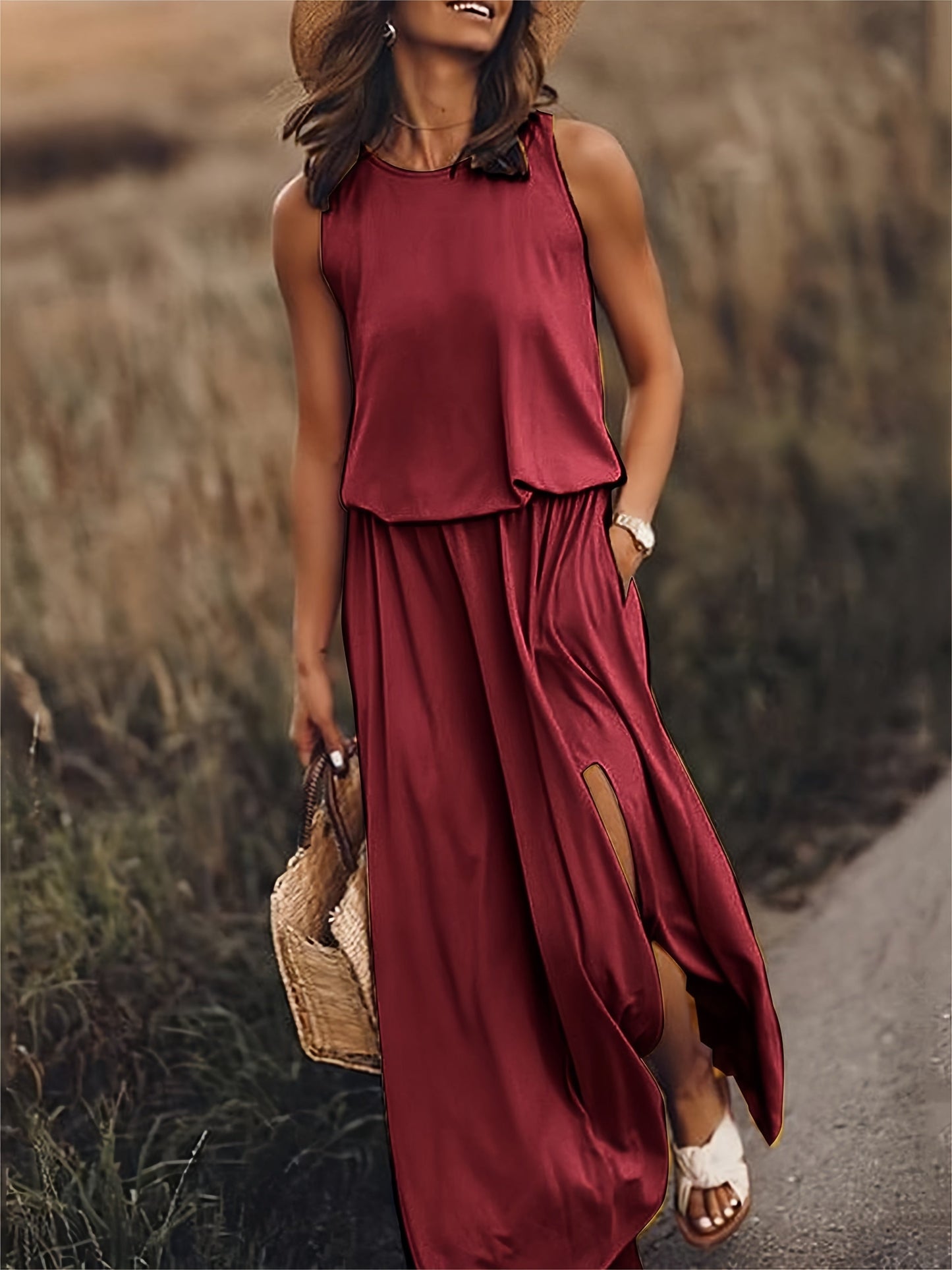 Elegante Maxi Abito Boho